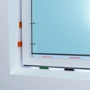 Leveling-of-window-frame