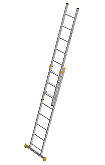 Schiebeleiter ausgefahren